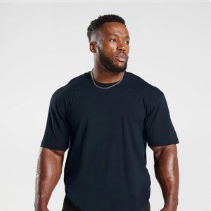 Gymshark Oversized Power T-Shirt - Navy Size Small